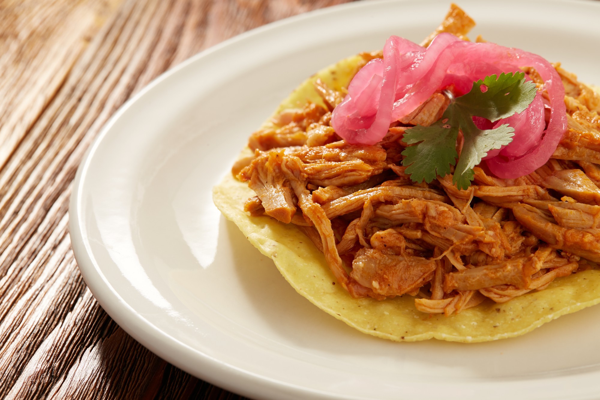 Plato de Cochinita Pibil con achiote