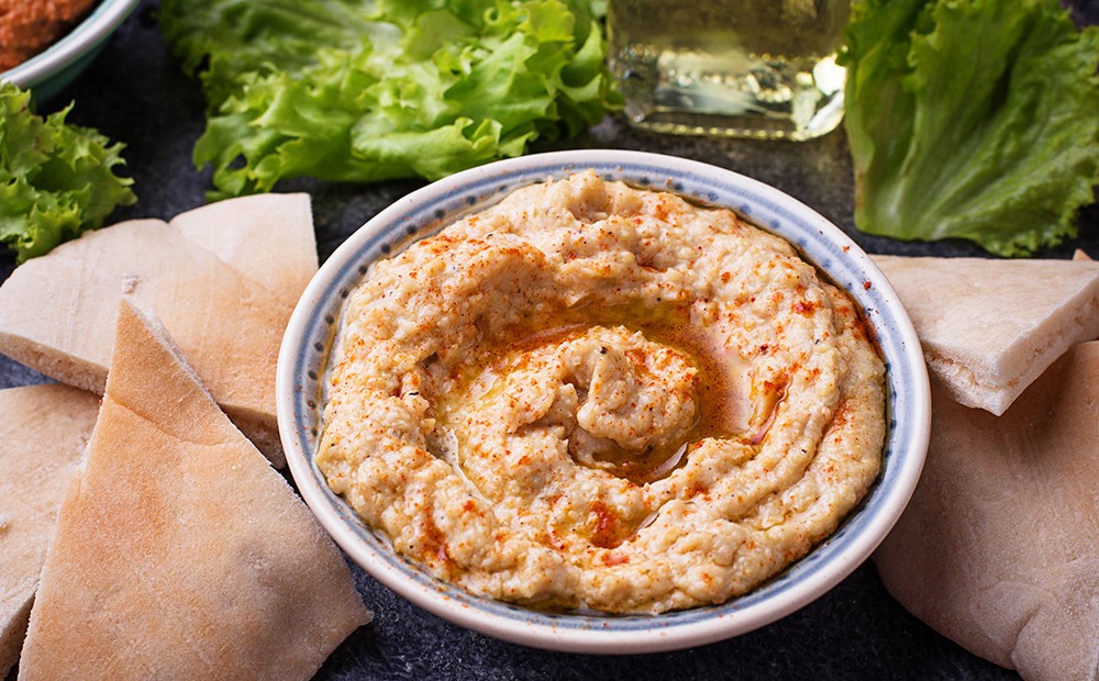 Hummus con comino