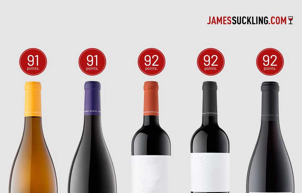 Puntuación de vinos James Suckling